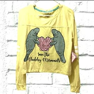 SAVE THE CHUBBY MERMAIDS TOP NWT